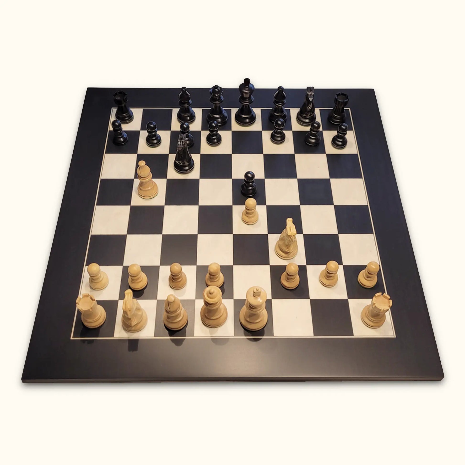 The English Playing Weighted Chess Pieces Set in Ebony Wood, Extra