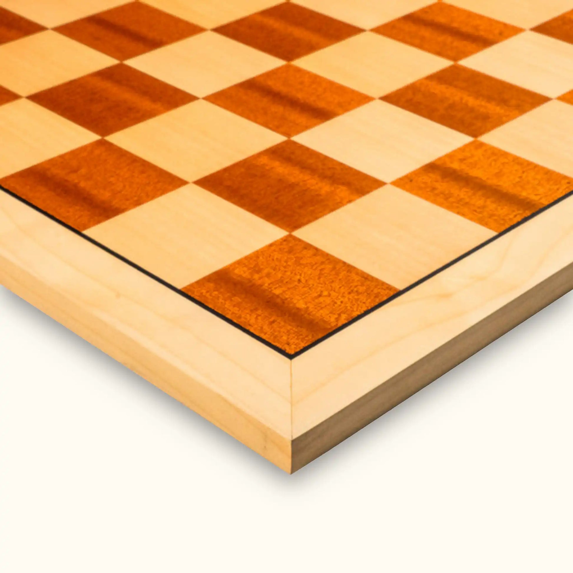 Chessboard Mahogany Standard | Tournament Size | 55 mm | Mahogany & Maple
